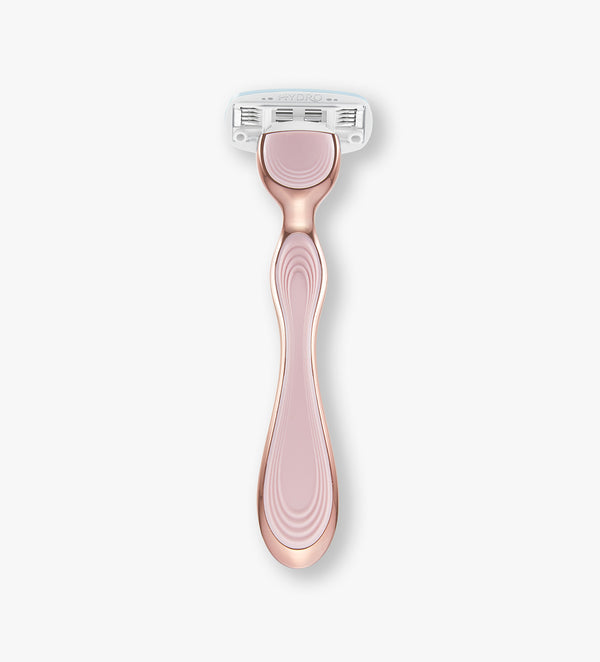 Hydro Silk® Rose Gold Metal Handle Razor