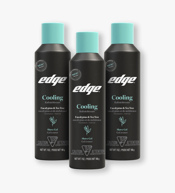 Edge® Cooling Shave Gel - 3 Pack