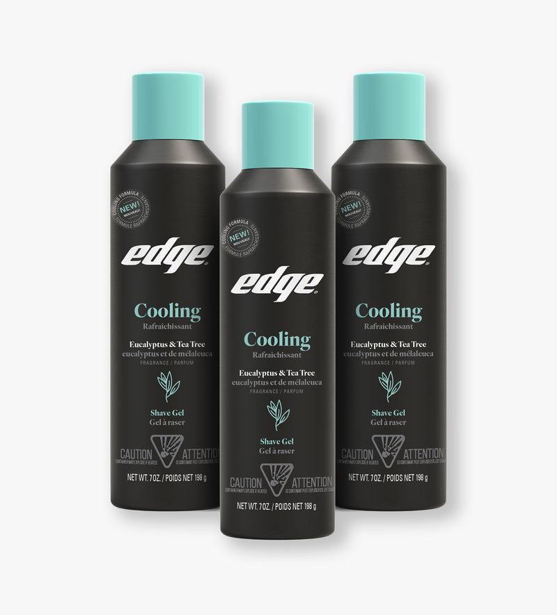 Edge® Cooling Shave Gel - 3 Pack