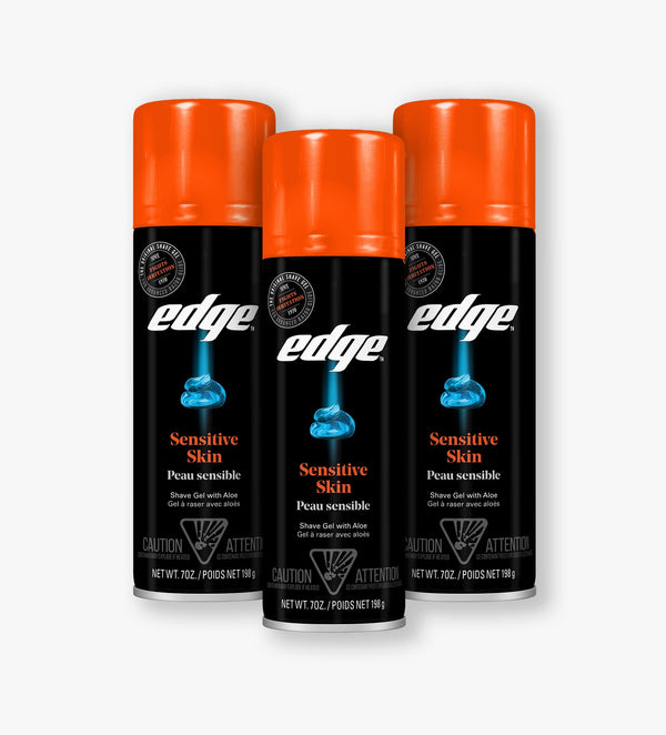 Edge® Sensitive Skin Shave Gel - 3 Pack