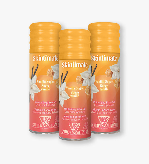 Skintimate® Vanilla Sugar Shave Gel - 3 Pack