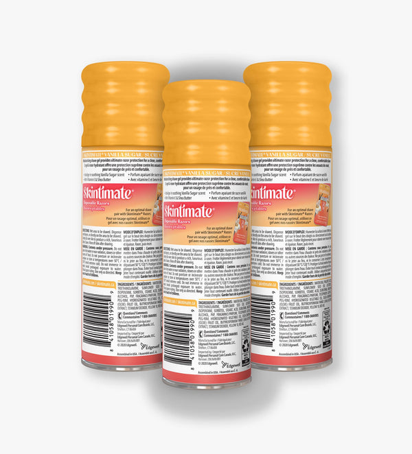 Skintimate® Vanilla Sugar Shave Gel - 3 Pack