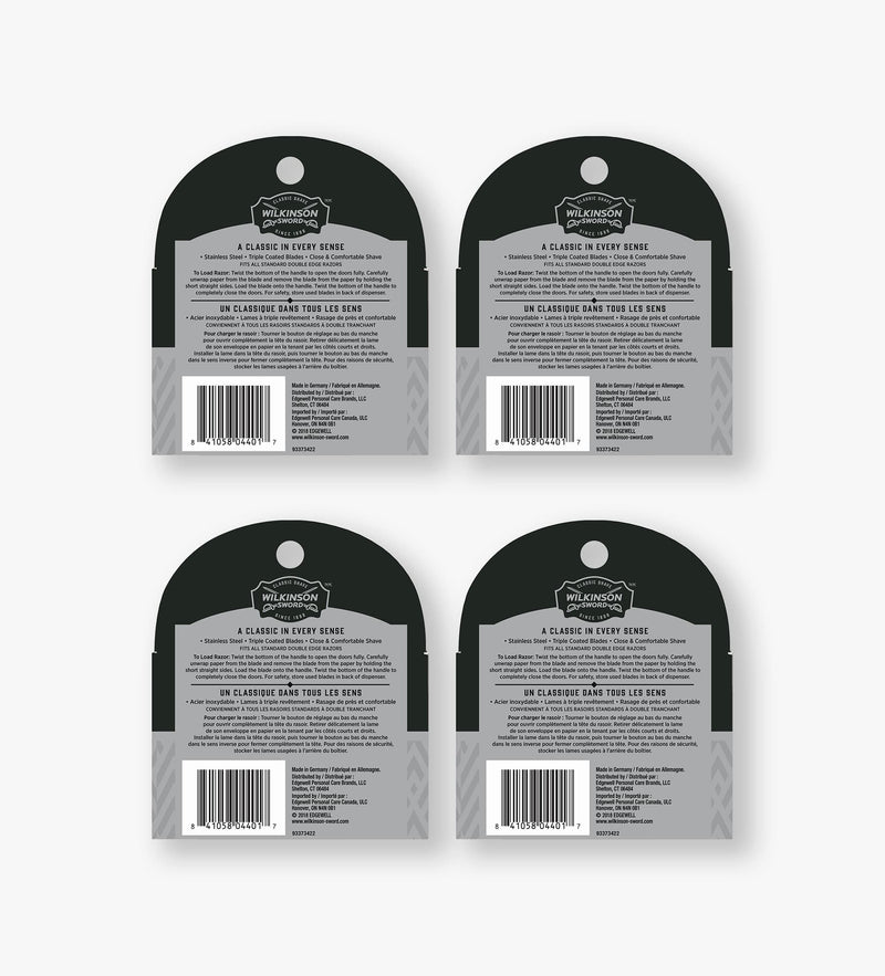 Wilknison Sword Double Edge Refill - 4 Pack